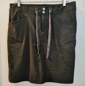 COLUMBIA | Mini Skirt, Dark Khaki Green